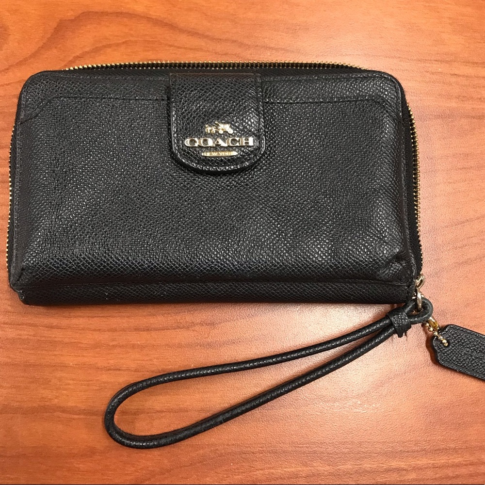 Coach Universal Phone Pocket Wristlet